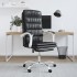 Silla de oficina reclinable cuero sintético