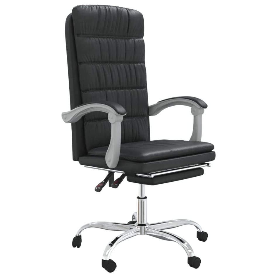 Silla de oficina reclinable cuero sintético