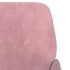 Banco de terciopelo rosa 108x79x79