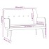 Banco de terciopelo rosa 108x79x79
