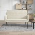 Banco de terciopelo crema 108x79x79