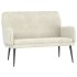 Banco de terciopelo crema 108x79x79