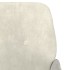 Banco de terciopelo crema 108x79x79
