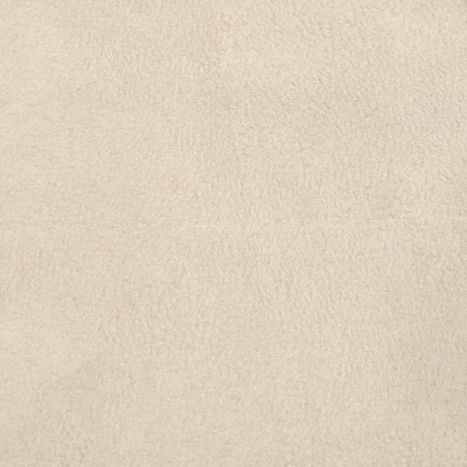 Sillón de lactancia con taburete tela blanco