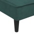 Sofá diván de terciopelo verde