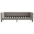 Sofá cama sin colchón tela gris taupe 80x200