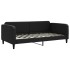 Sofá cama sin colchón tela negro 100x200