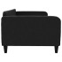 Sofá cama sin colchón tela negro 100x200