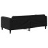 Sofá cama sin colchón tela negro 100x200