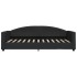 Sofá cama sin colchón tela negro 100x200