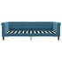 Sofá cama sin colchón terciopelo azul 90x200