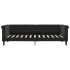 Sofá cama sin colchón terciopelo negro 80x200