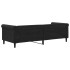 Sofá cama sin colchón terciopelo negro 80x200