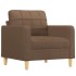 Sillón de tela marrón 60