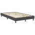 Estructura de cama box spring tela gris 120x200