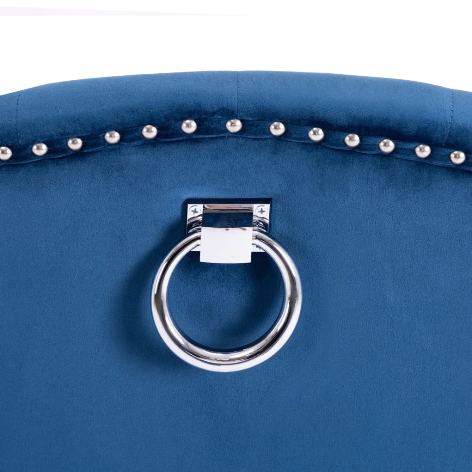 Silla de comedor de terciopelo