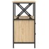 Mesita noche 2 uds madera ingeniería roble Sonoma 34x35,5x70
