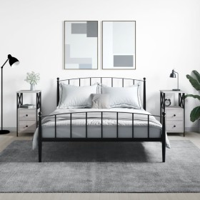 Mesitas noche 2 uds madera ingeniería gris Sonoma 34x35,5x70