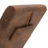 Diván con almohada de piel de ante artificial