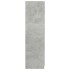 Armario de madera de ingeniería gris hormigón 80x52x180
