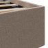 Cama canapé hidráulica almacenaje sin colchón taupe