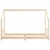 Estructura de cama para niños madera maciza de pino 90x200