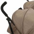 Carrito para gemelos de acero gris