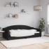 Sofá cama sin colchón tela negro 90x200