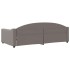 Sofá cama sin colchón tela gris taupe 100x200