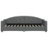 Sofá cama sin colchón tela gris oscuro 80x200
