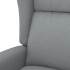 Sillón de masaje elevable tela gris