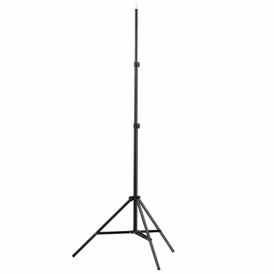 Kit de estudio fotográfico telón fondo negro 600x300 cm y