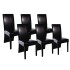 Sillas de comedor 6 unidades cuero artificial