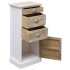 Armario auxiliar de madera de paulownia 38x28x86