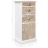 Armario auxiliar de madera de paulownia 38x28x86