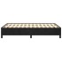 Estructura de cama terciopelo negro 120x190