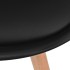 Sillas de comedor 6 unidades plástico