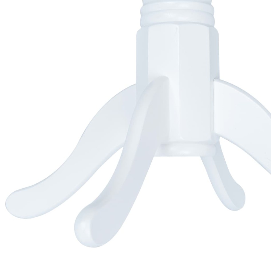 Conjunto de comedor 5 piezas madera maciza de caucho