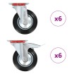 Ruedas giratorias 12 unidades 160 mm