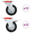 Ruedas giratorias 24 unidades 100 mm