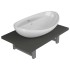 Conjunto de muebles de baño 2 piezas cerámica