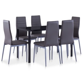 Conjunto de mesa y sillas de comedor 7 piezas