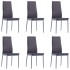 Conjunto de mesa y sillas de comedor 7 piezas