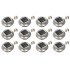 Lámparas solares redondas de exterior 12 uds LED 12