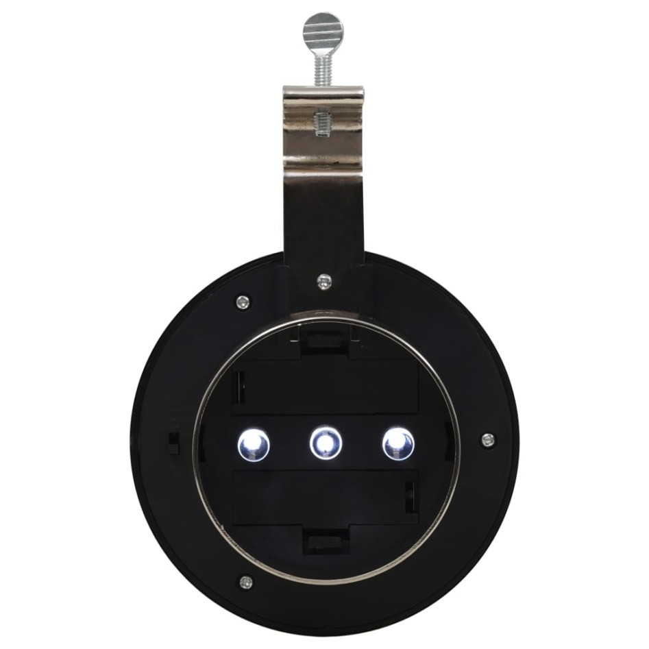 Lámparas solares redondas de exterior 12 uds LED 12