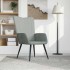 Sillón de relax de terciopelo gris