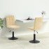 Sillas de comedor giratorias 2 uds terciopelo