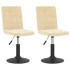 Sillas de comedor giratorias 2 uds terciopelo