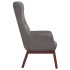 Sillón de relax de tela gris