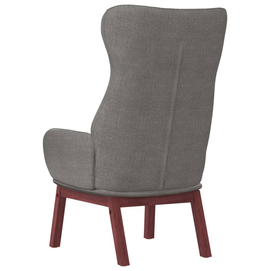 Sillón de relax de tela gris